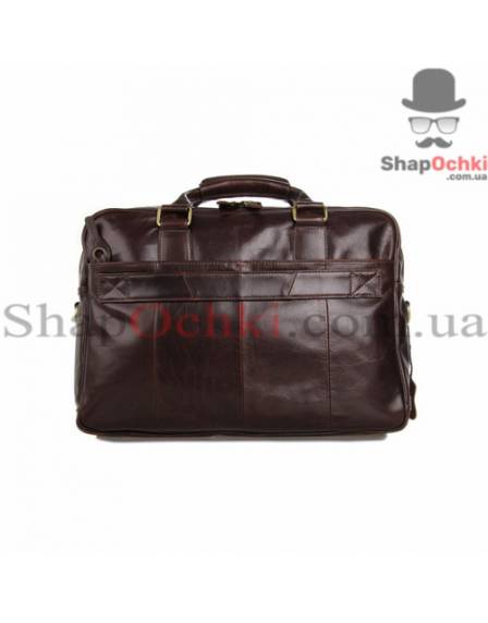 Сумка мужская Tiding Bag 7201C, кожа, кофейная