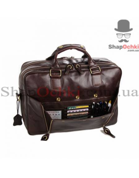 Сумка мужская Tiding Bag 7201C, кожа, кофейная