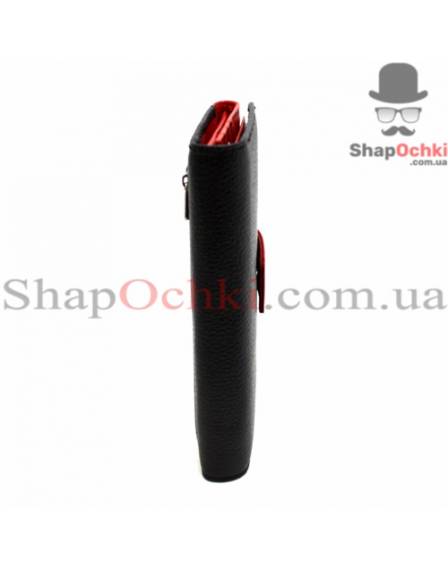 Гаманець жіночий Canpellini, 700-7 DM, шкіра, чорний/червоний