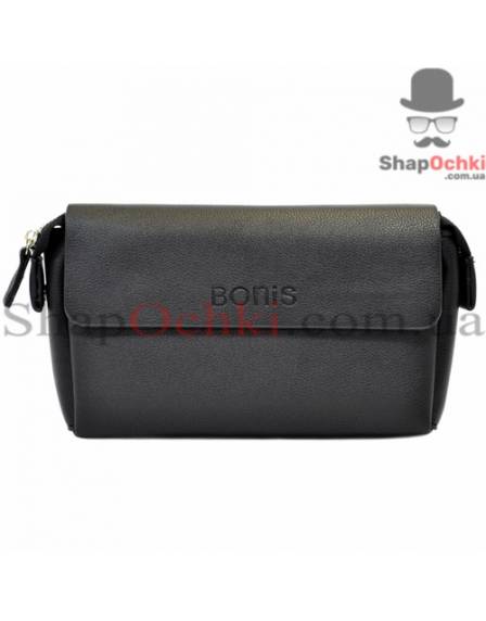 Барсетка чоловіча Bonis, 5679-111, екошкіра, чорна
