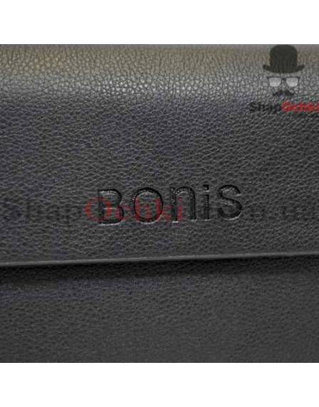 Барсетка чоловіча Bonis, 5679-111, екошкіра, чорна