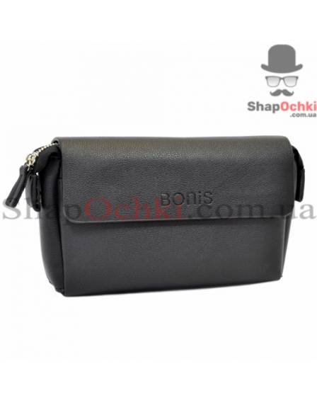 Барсетка чоловіча Bonis, 5679-111, екошкіра, чорна