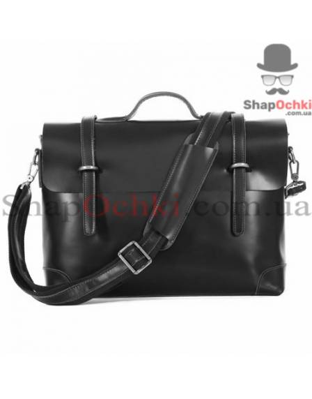 Портфель чоловічий Tiding Bag 7082A, шкіра, чорний