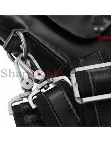 Портфель чоловічий Tiding Bag 7082A, шкіра, чорний