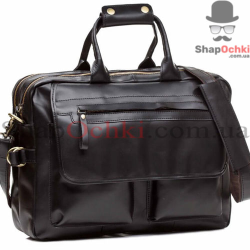 Сумка чоловіча Tiding Bag G8832A,  шкіра,  чорна