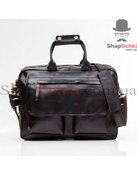 Сумка чоловіча Tiding Bag G8832A, шкіра, чорна