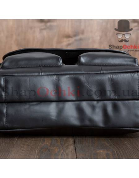 Сумка чоловіча Tiding Bag G8832A, шкіра, чорна