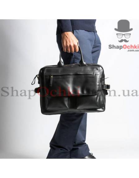Сумка чоловіча Tiding Bag G8832A, шкіра, чорна