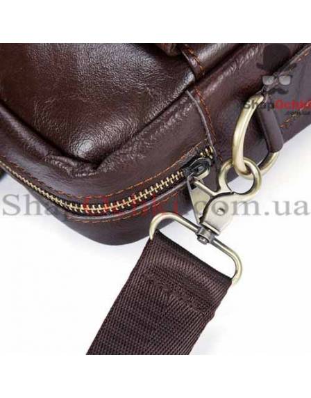 Сумка чоловіча Bexhill Bx1127C, шкіра, темно-коричнева