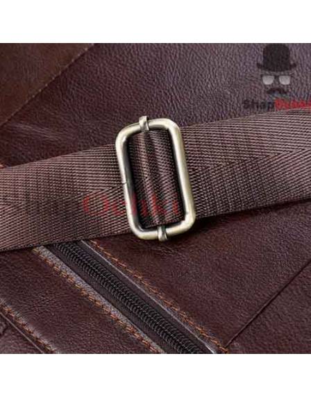 Сумка чоловіча Bexhill Bx1127C, шкіра, темно-коричнева