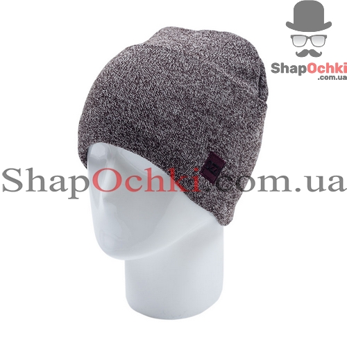 Шапка Ozzi,  №136,  коричневий+світло-бежевий