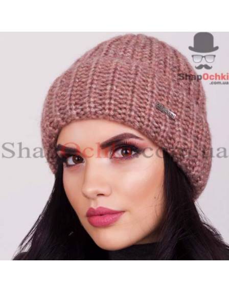 Шапка женская Caskona, Donna Ist, цвет пыльный розовый