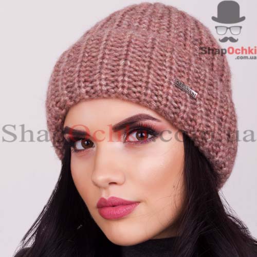 Шапка женская Caskona,  Donna Ist,  цвет пыльный розовый
