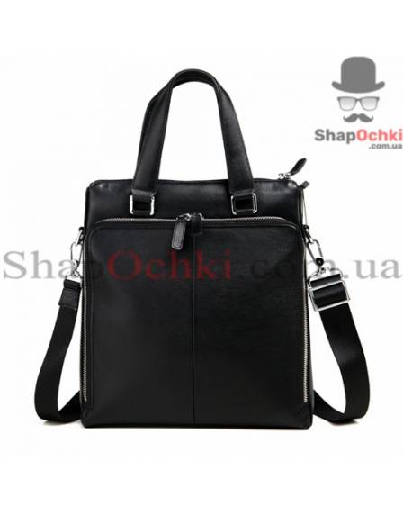 Сумка чоловіча Tiding Bag M664-3A, шкіра, чорна
