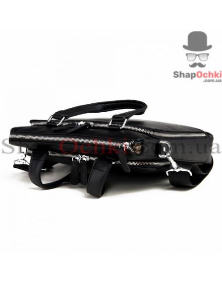 Сумка чоловіча Tiding Bag M664-3A, шкіра, чорна
