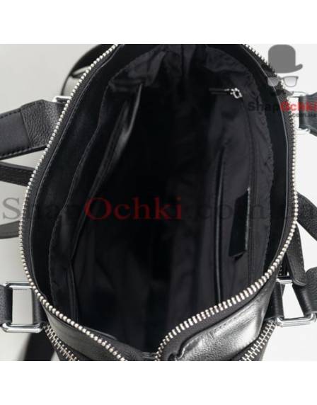 Сумка чоловіча Tiding Bag M664-3A, шкіра, чорна