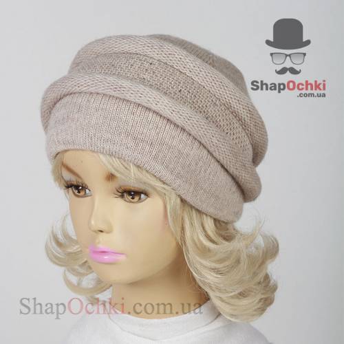 Шапка женская Боярыня, акрил/шерсть-50/50%, подклада-вязаная. 