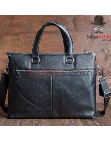 Сумка чоловіча Tiding Bag M9805-3A, шкіра, чорна