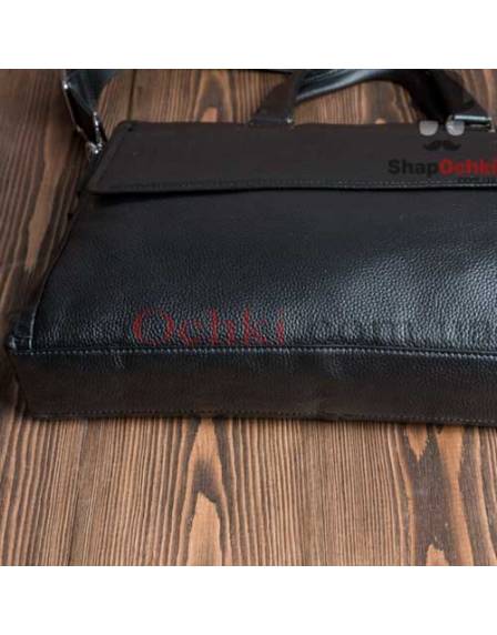 Сумка чоловіча Tiding Bag M9805-3A, шкіра, чорна