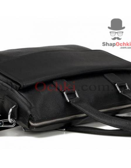 Сумка чоловіча Tiding Bag M9805-3A, шкіра, чорна
