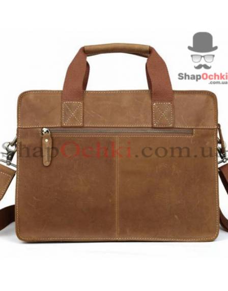 Портфель чоловічий Tiding Bag t1080C, шкіра, світло-коричневий