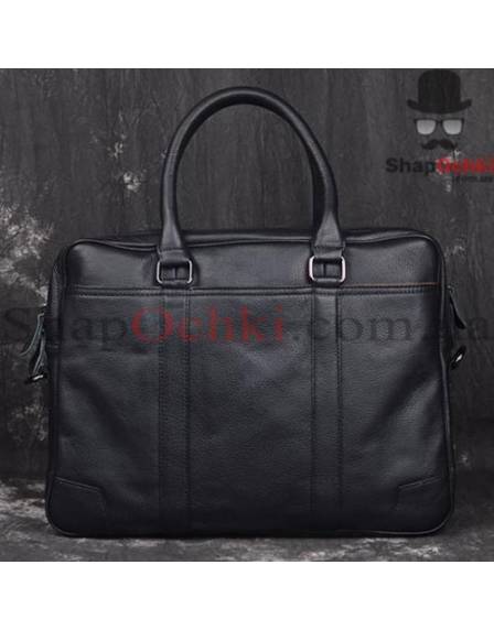 Сумка мужская Tiding Bag X1814, кожа, черная