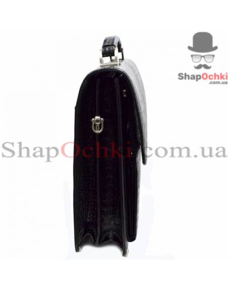 Портфель мужской Desisan, 5009-11, кожа, черный