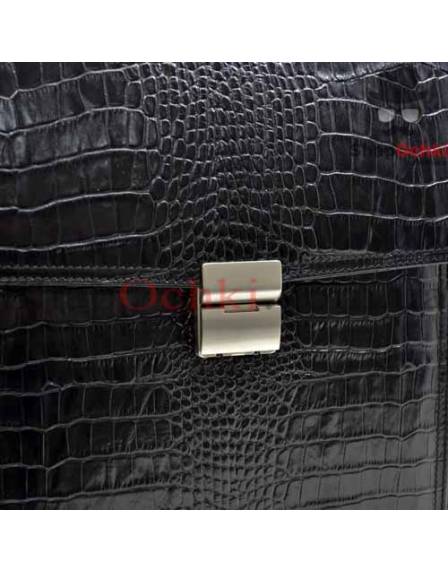 Портфель мужской Desisan, 5009-11, кожа, черный