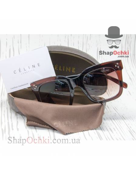 Окуляри сонцезахисні жіночі Celin 41076, коричневі