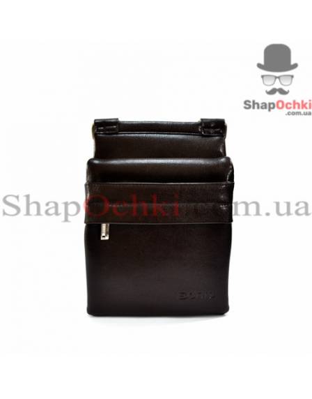 Барсетка чоловіча Bonis, 8606-10, екошкіра, коричнева