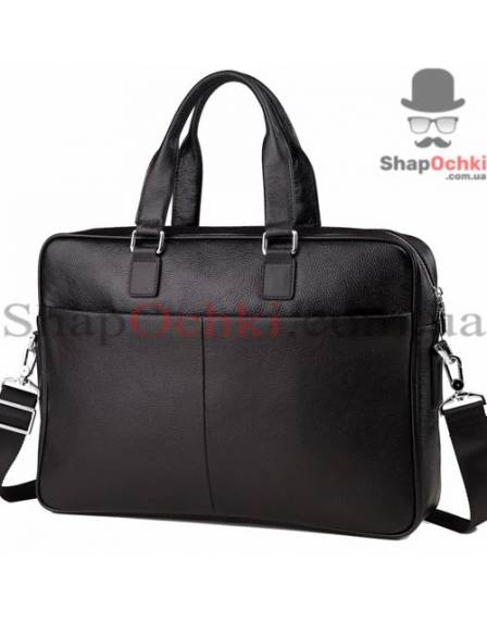 Сумка мужская Tiding Bag M2164A, кожа, черная
