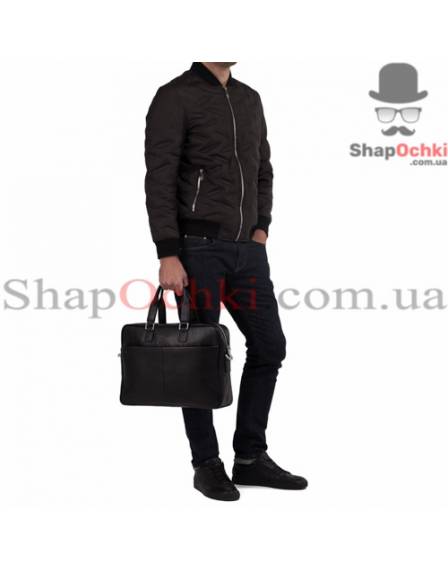 Сумка мужская Tiding Bag M2164A, кожа, черная