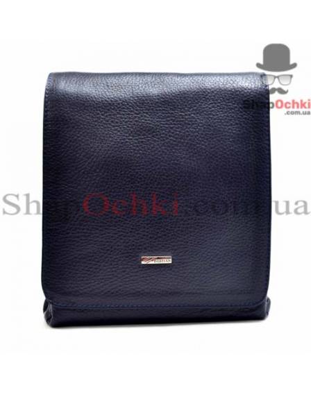 Барсетка чоловіча м'яка Desisan, 1321-315, шкіра, синя