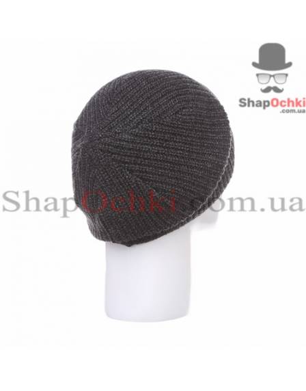 Шапка Ozzi, №139, чорний+антрацит