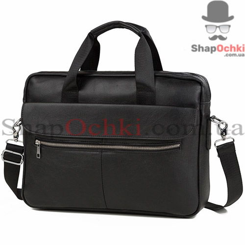 Сумка мужская Bexhill Bx1127A,  кожа,  черная