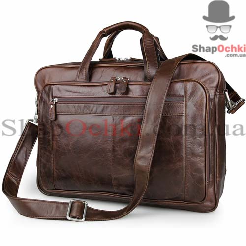 Сумка мужская Jasper&Maine 7320C,  кожа,  цвет коричневый