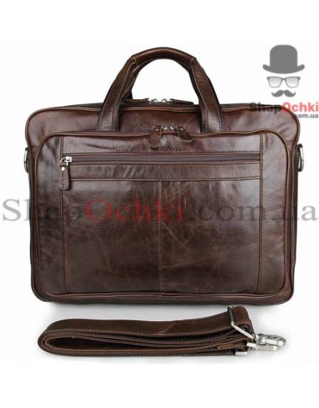 Сумка чоловіча Jasper&Maine 7320C, шкіра, колір коричневий