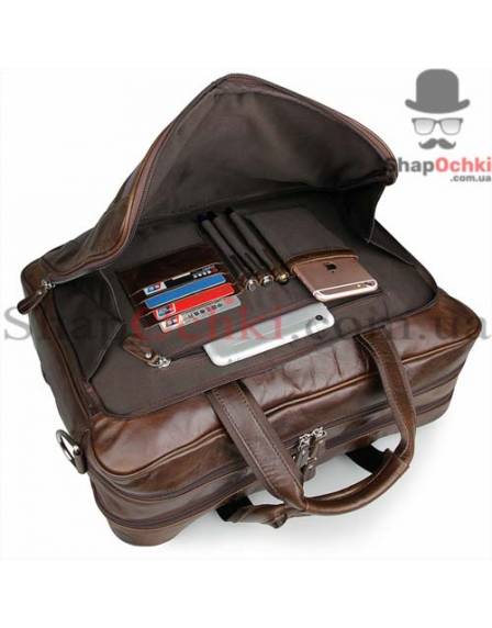 Сумка чоловіча Jasper&Maine 7320C, шкіра, колір коричневий