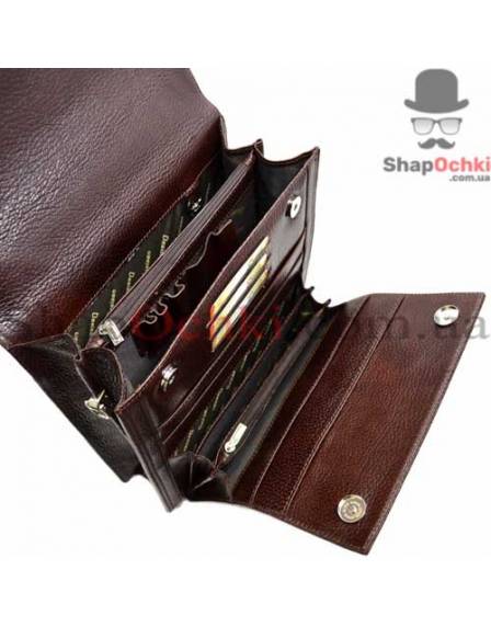Портфель мужской Desisan, 5009-019, кожа, коричневый