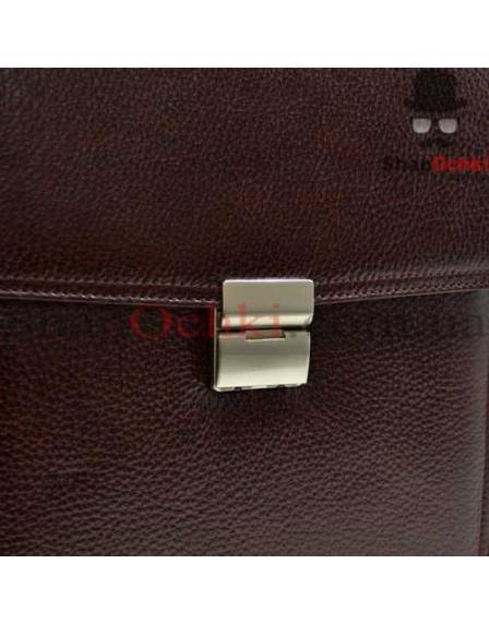 Портфель мужской Desisan, 5009-019, кожа, коричневый