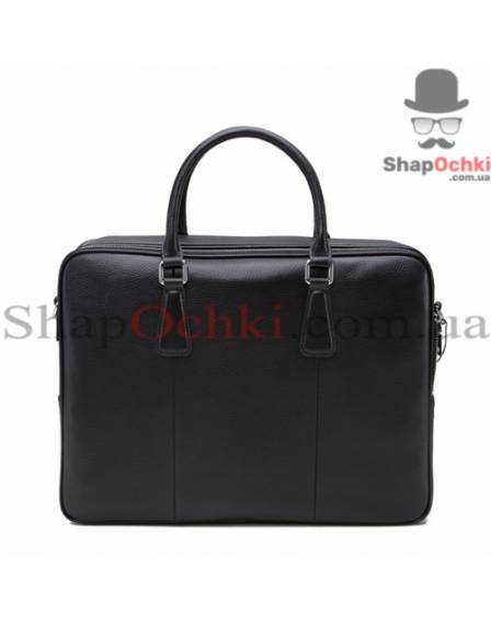 Сумка чоловіча Tiding Bag NM 17-9020-6A, кожа, чорна
