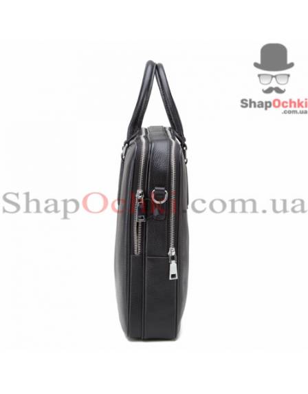 Сумка чоловіча Tiding Bag NM 17-9020-6A, кожа, чорна