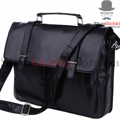 Портфель чоловічий Tiding Bag 7013A,  шкіра,  чорний
