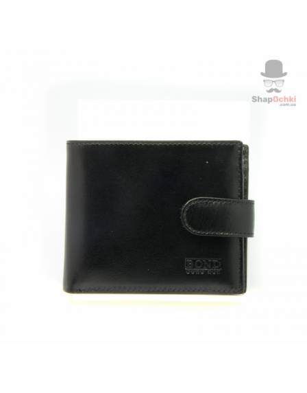 Портмоне чоловіче Dr. Bond 854, шкір/зам, чорне