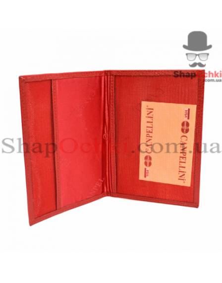 Обложка для документов Canpellini, 002-172, кожа, красная