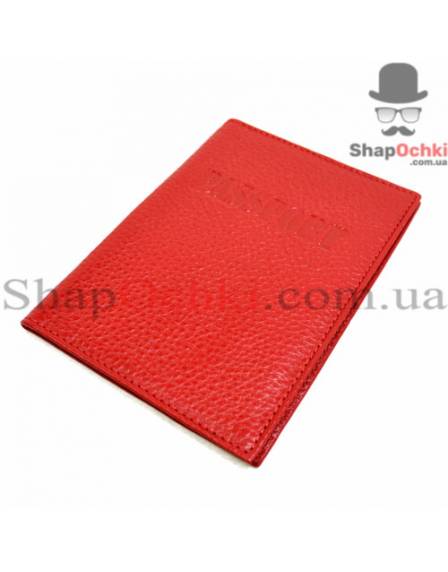 Обложка для документов Canpellini, 002-172, кожа, красная