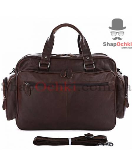 Сумка мужская Jasper&Maine 7150Q, кожа, шоколад