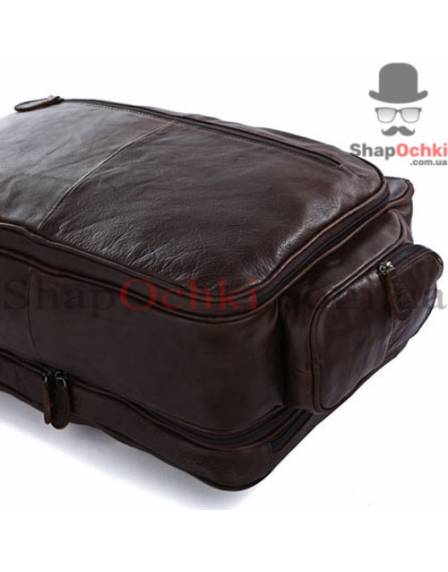Сумка мужская Jasper&Maine 7150Q, кожа, шоколад