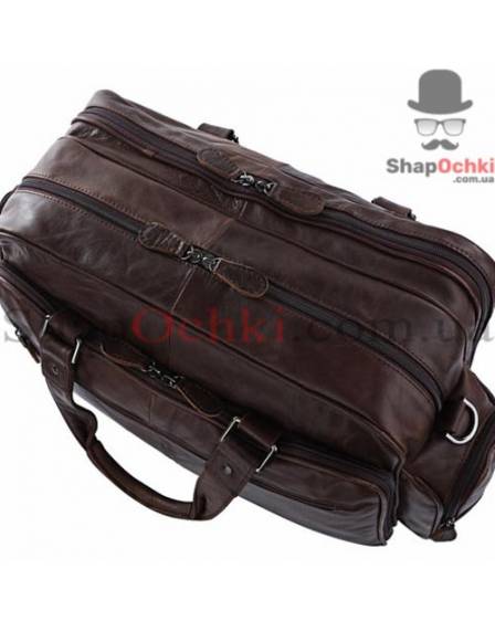 Сумка мужская Jasper&Maine 7150Q, кожа, шоколад