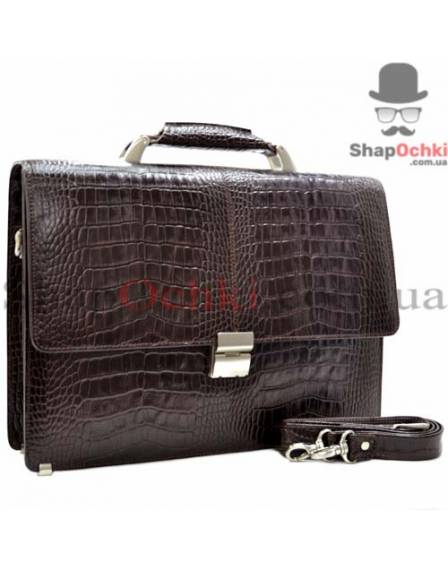Портфель чоловічий Desisan, 5006-19, шкіра, коричневий